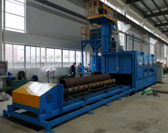 昌邑喷砂机在管道除锈中的现场施工应用