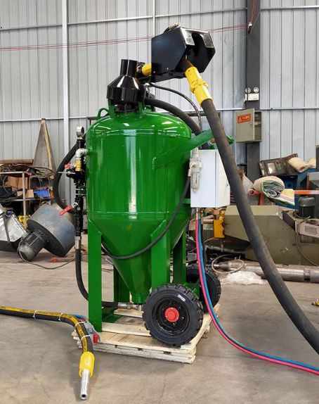 昌邑移动式喷砂机 户外施工效率翻倍